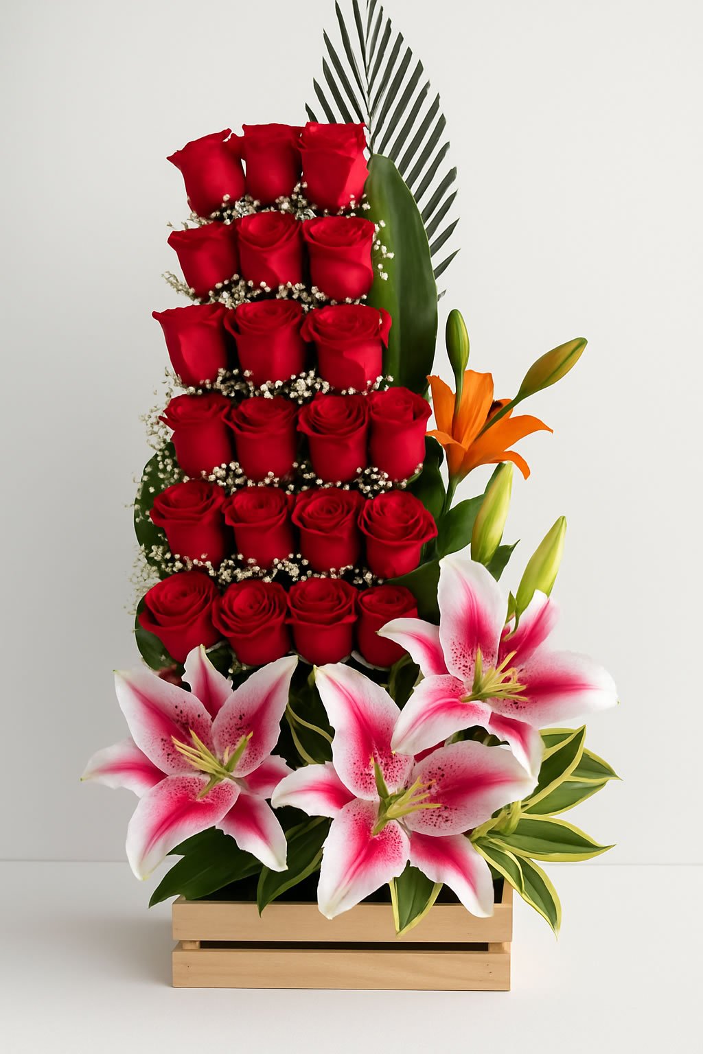 Staircase of Roses and Lilies